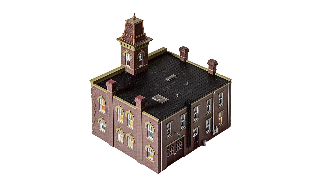 Woodland Scenics BR5034 HO Scale Built Up Structure - Firehouse 5 Woodland Scenics BR5034 HO Scale Built Up Structure - Firehouse - Image 5