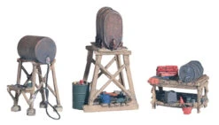 Woodland Scenics D212 HO Scale Scenic Details - Fuel Stands (3-Pack)